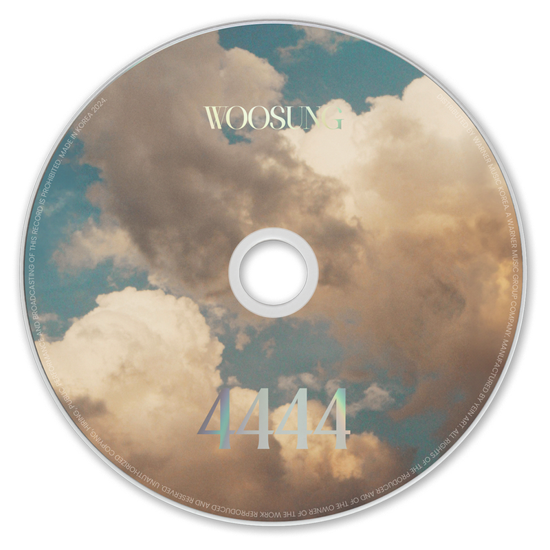 [US/Global] WOOSUNG 2nd Album '4444' Jewel Case (BLUE Ver.)