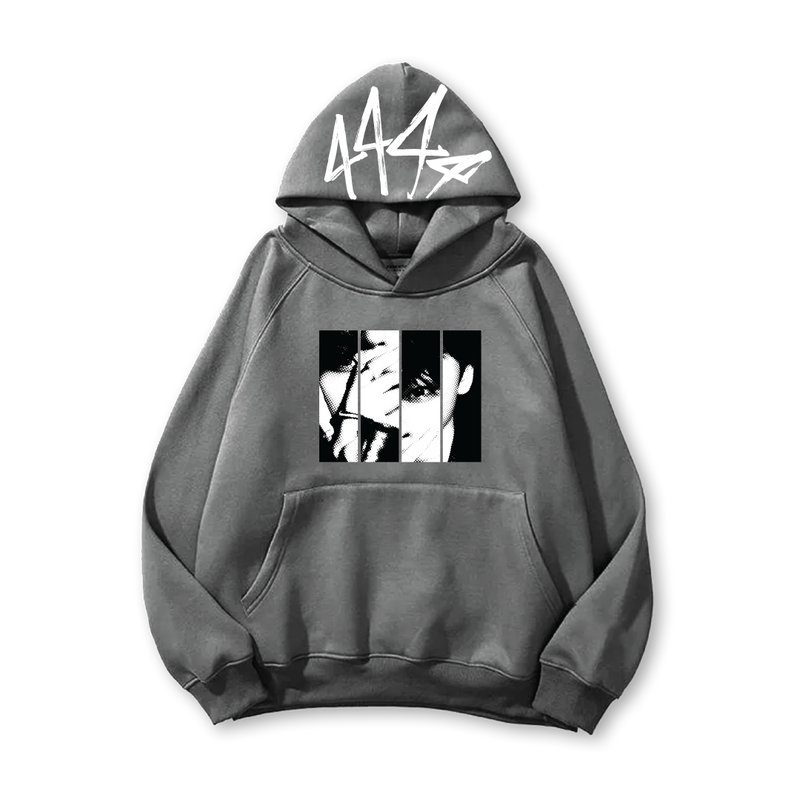 [Pre-Order][US/Global] WOOSUNG '4444' Grey Hoodie