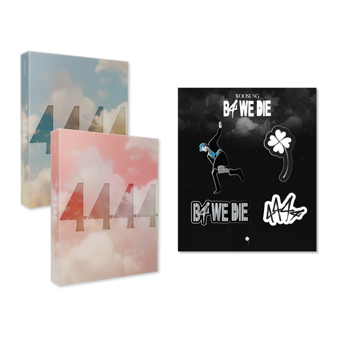 [REBORN Pack][US/Global] WOOSUNG 2nd Album '4444' Deluxe + '4444' Enamel Pin Set