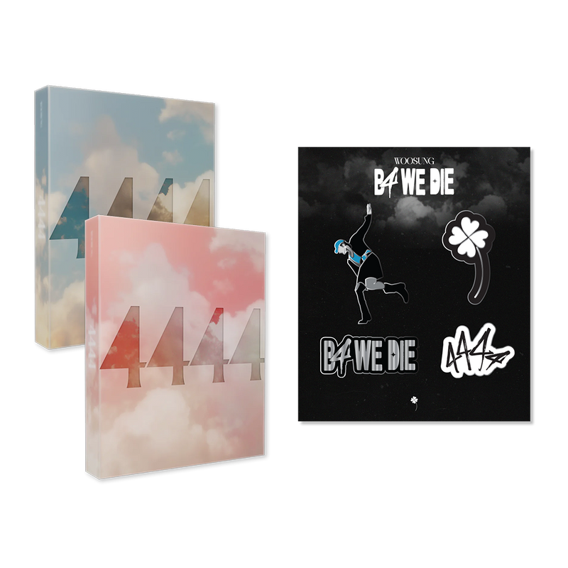 [REBORN Pack][US/Global] WOOSUNG 2nd Album '4444' Deluxe + '4444' Enamel Pin Set