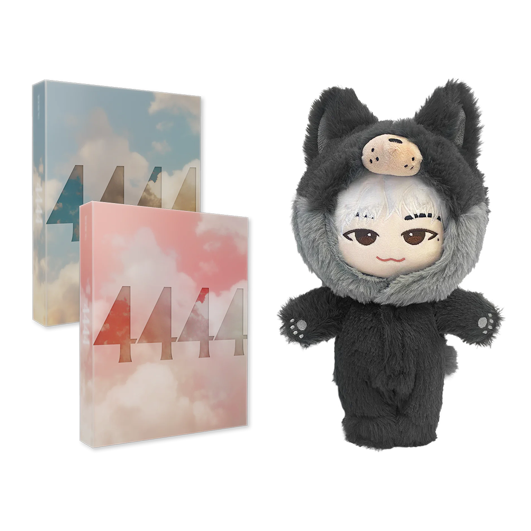 [REBORN Pack][US/Global] WOOSUNG 2nd Album '4444' Deluxe + Rosebuds WOOSUNG Plushies Clothing (WOOLF Ver.)