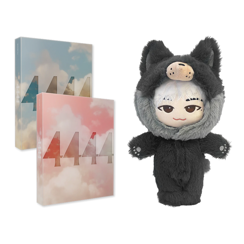 [REBORN Pack][US/Global] WOOSUNG 2nd Album '4444' Deluxe + Rosebuds WOOSUNG Plushies Clothing (WOOLF Ver.)