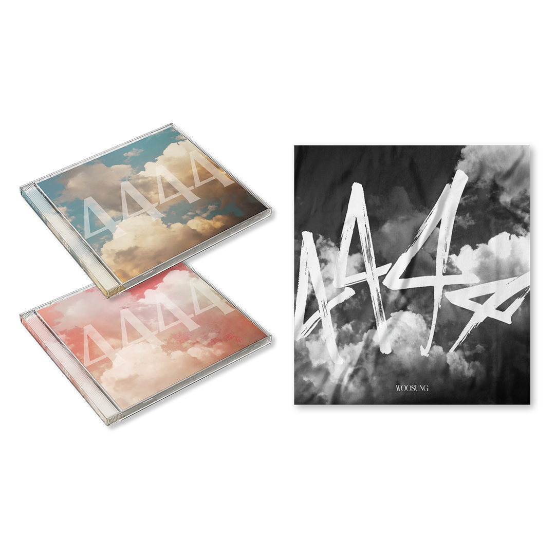 [REBORN Pack][US/Global] WOOSUNG 2nd Album '4444' Jewel Case + '4444' Bandana